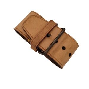 Louis Vuitton Vachetta Leather Luggage Tag Strap Tan Replacement Buckle Sku 8